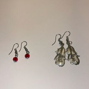 2 sets of earrings